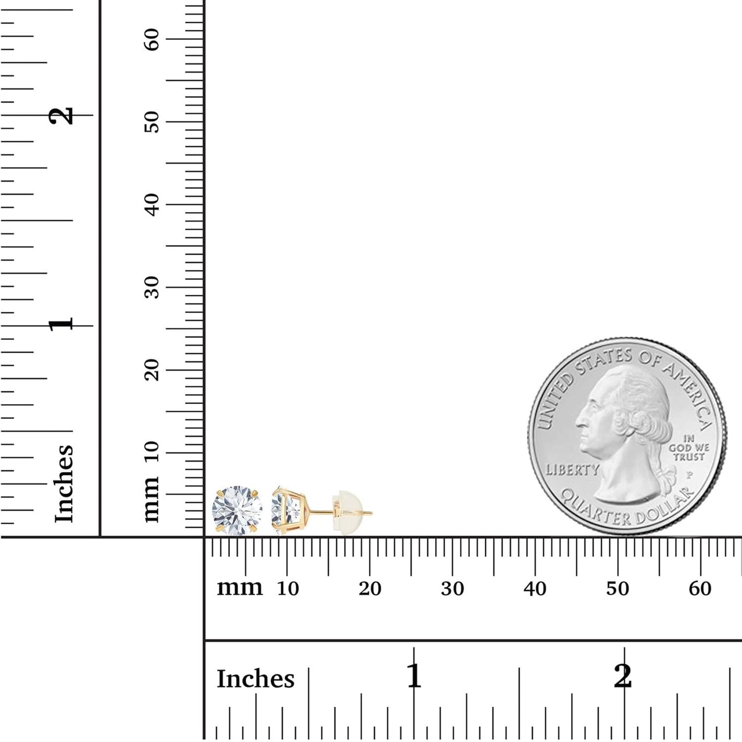 2.00 CTW AGI Certified Lab-Grown Diamond Stud Earrings in 14K Yellow Gold | G Color VS Clarity | USA Handcrafted Fine Jewelry