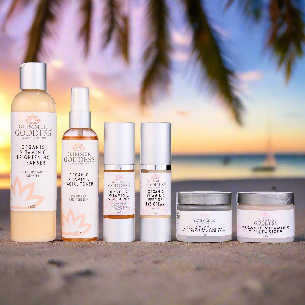 Vitamin C 6 Step Anti-Aging System – Complete Brightening Routine with SPF 30